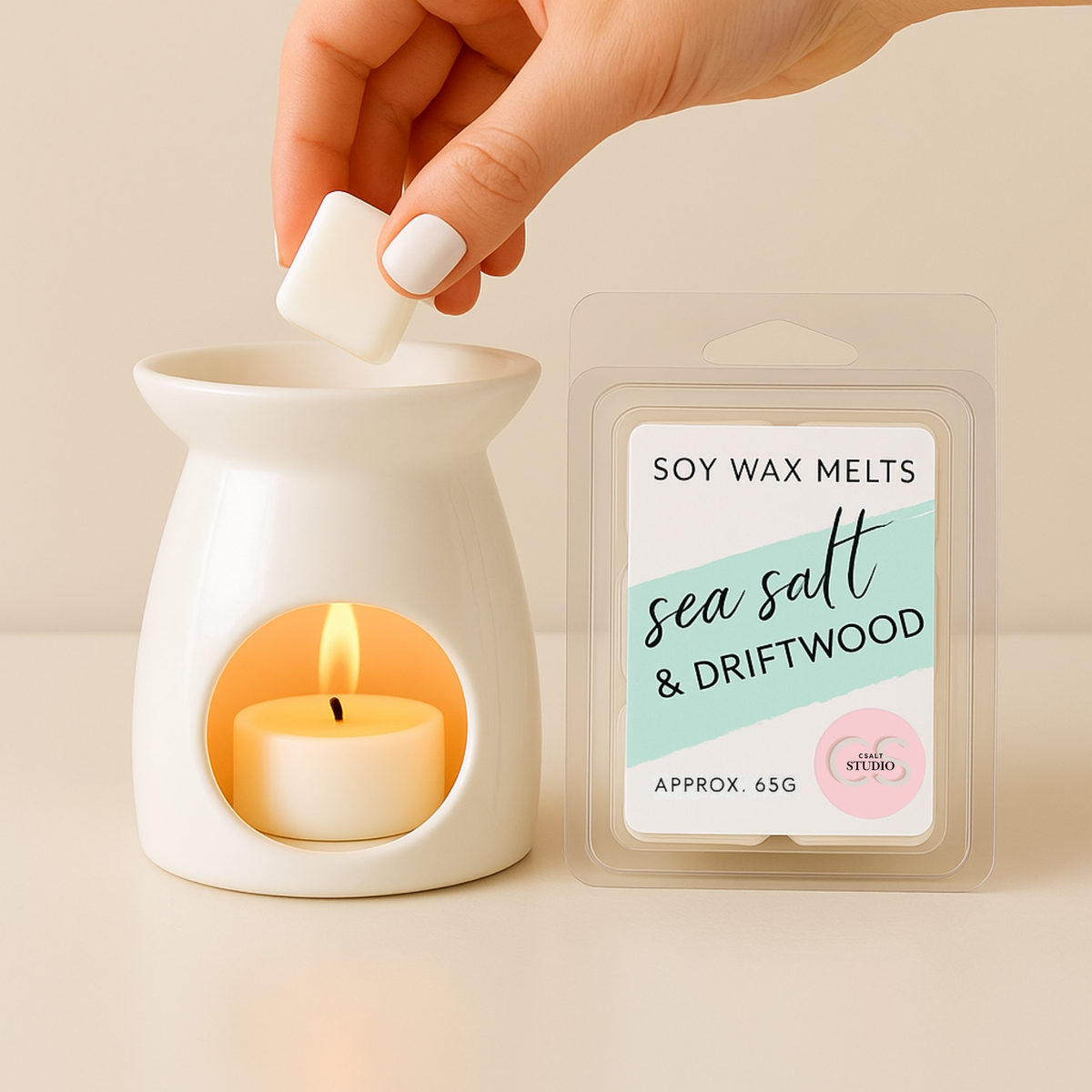 Seasalt & Driftwood Wax Melt
