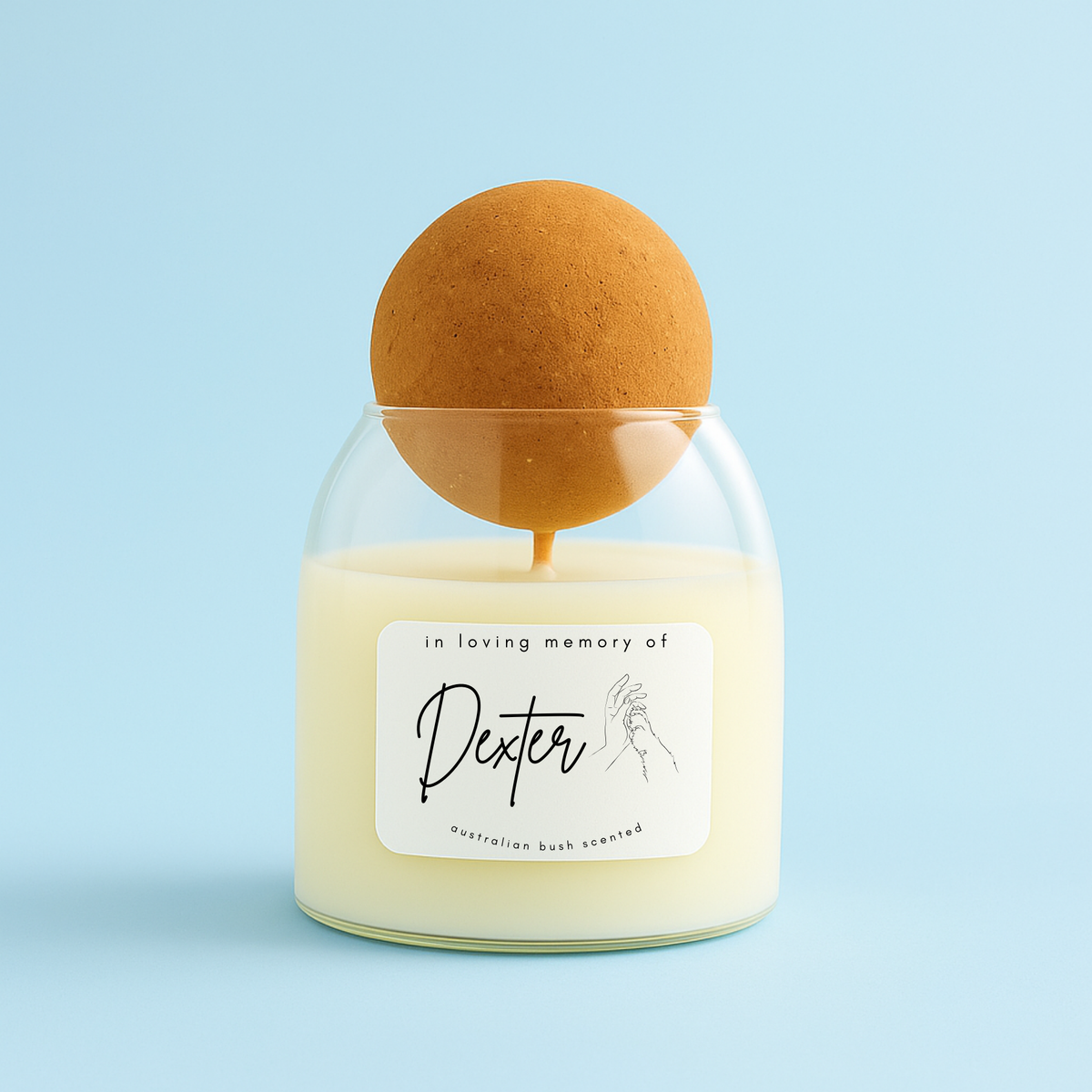 Dog Memorial Candle