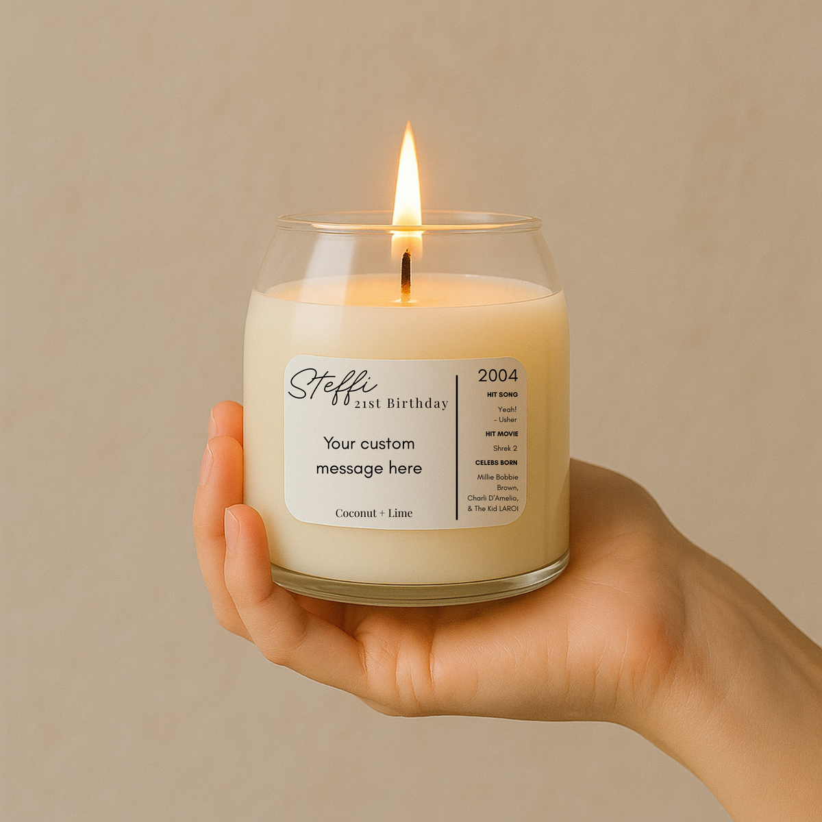 21st Birthday Candle