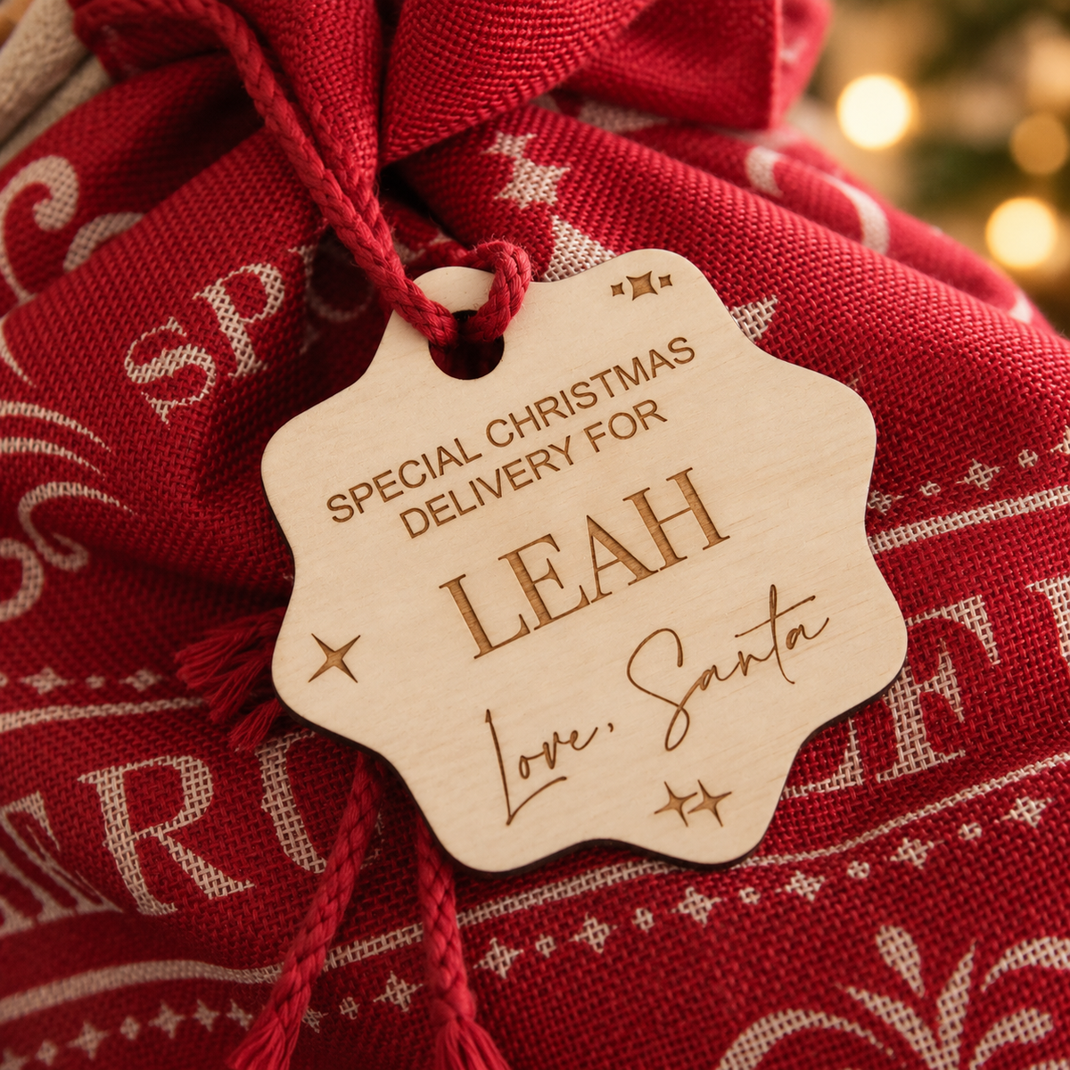 Santa Sack Delivery Tag
