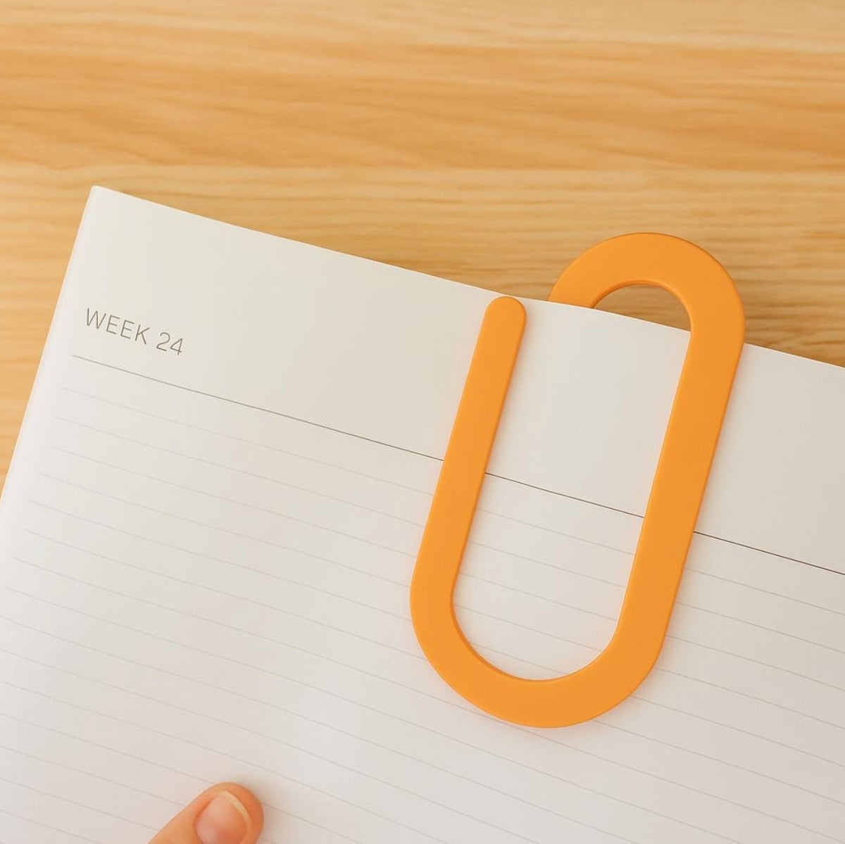 Acrylic Jumbo Paperclip – Custom Desk Accessory – Personalised