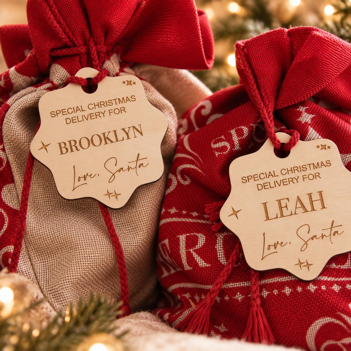 Santa Sack Delivery Tag