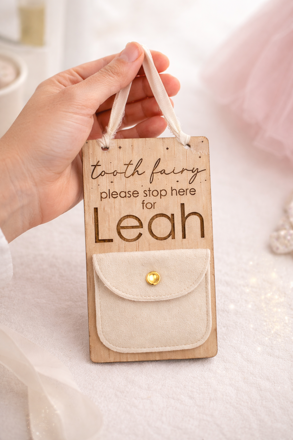 Personalised Tooth Fairy Door Hanger