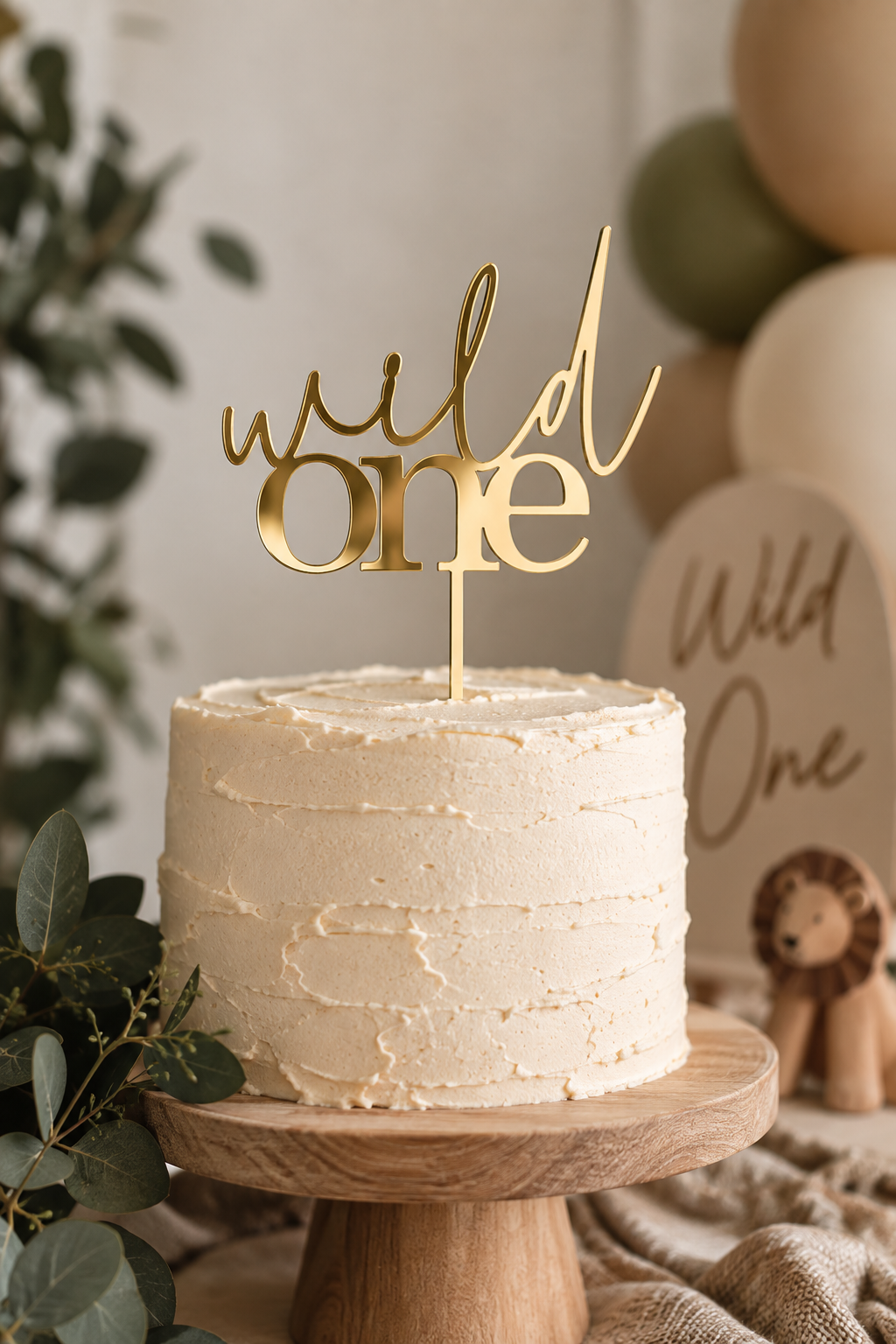Wild One Cake Topper