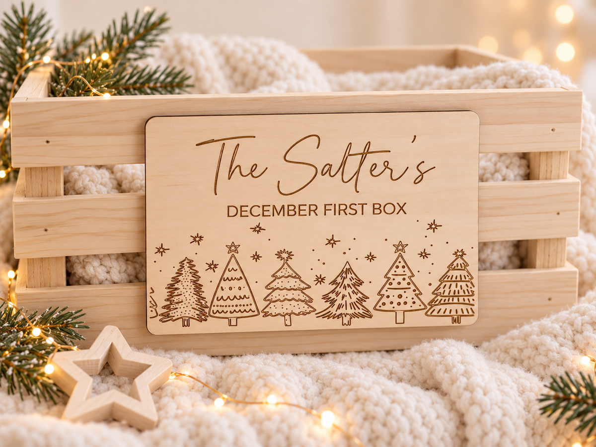 December First Box Sign