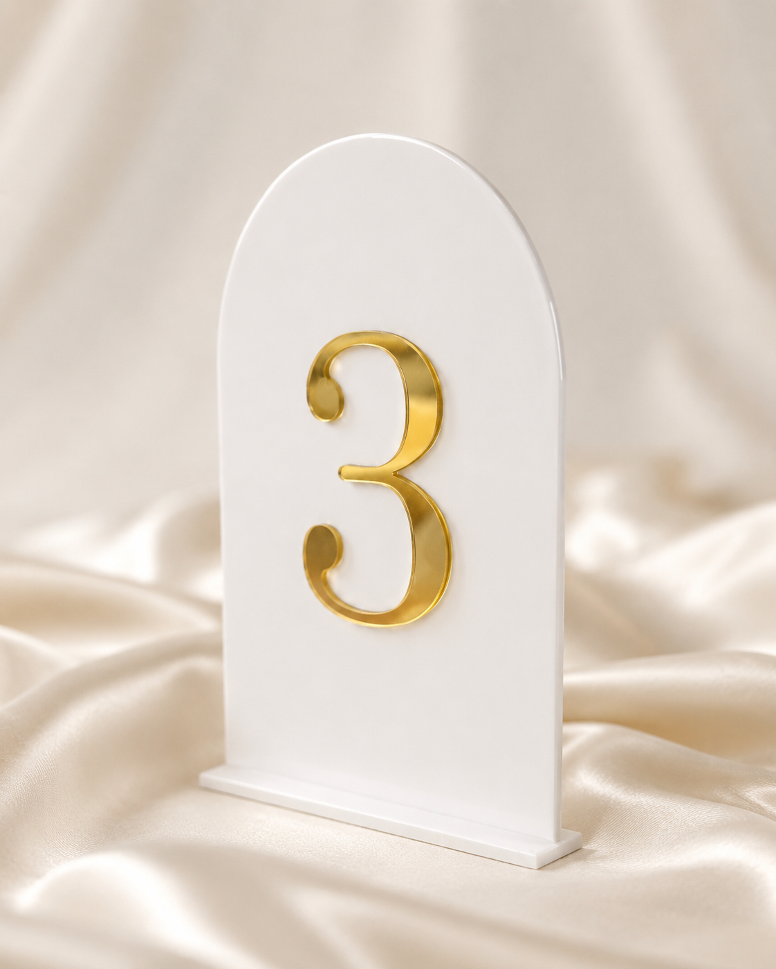Gold Wedding Table Numbers