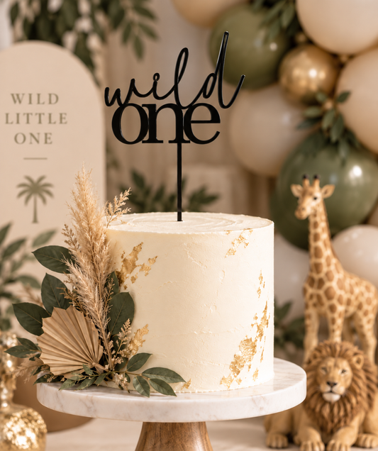 Wild One Cake Topper