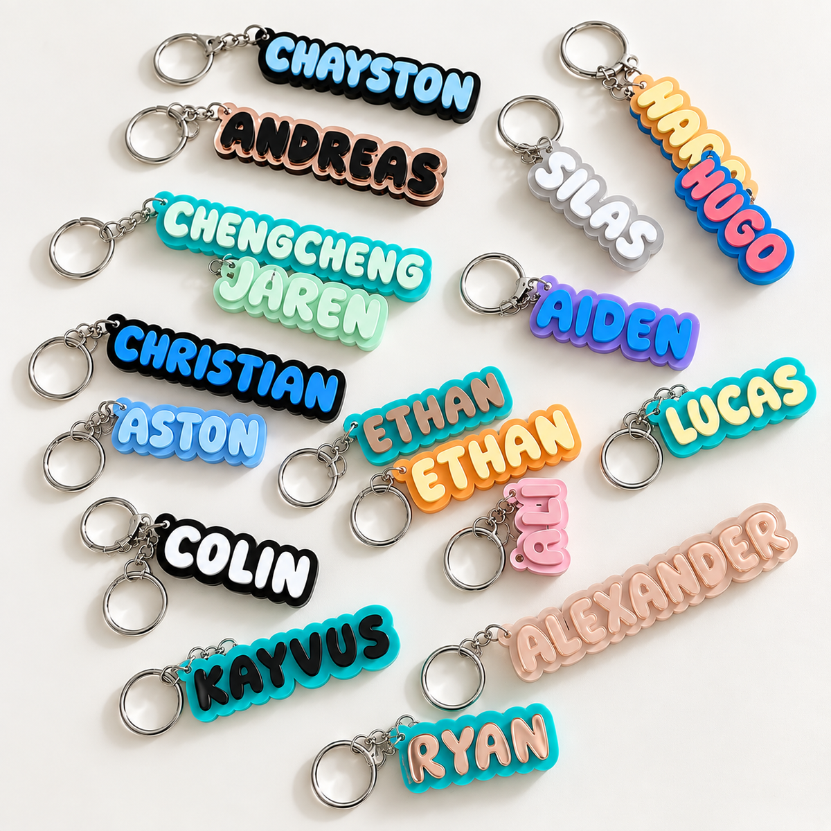Personalised Acrylic Name Tag