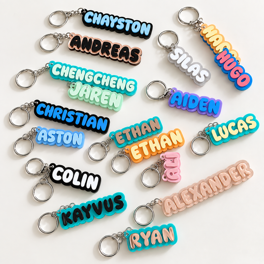 Personalised Acrylic Name Tag
