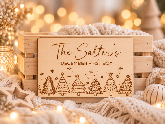 December First Box Sign