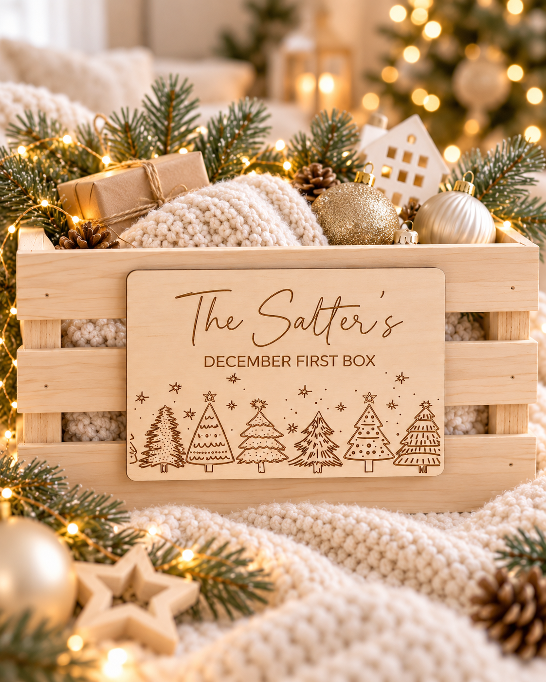 December First Box Sign