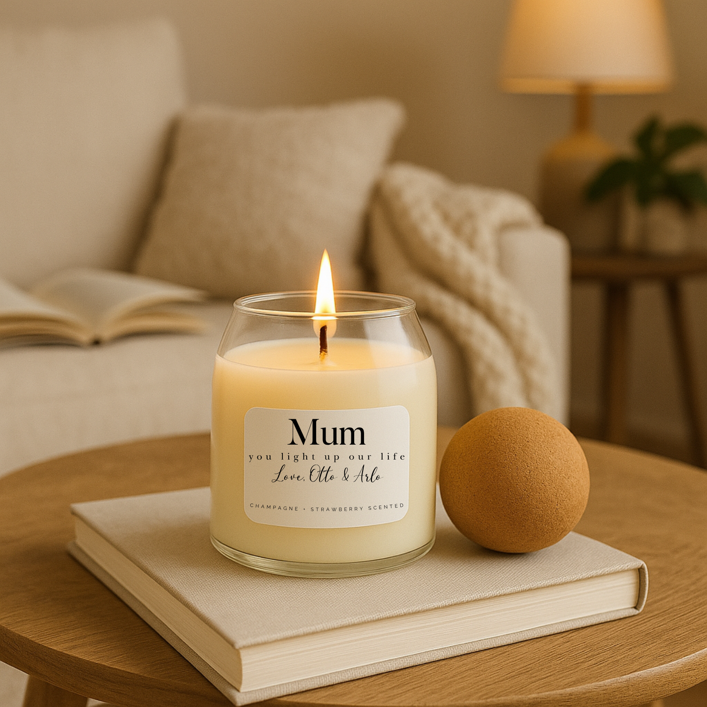 Personalised Mothers Day Candle