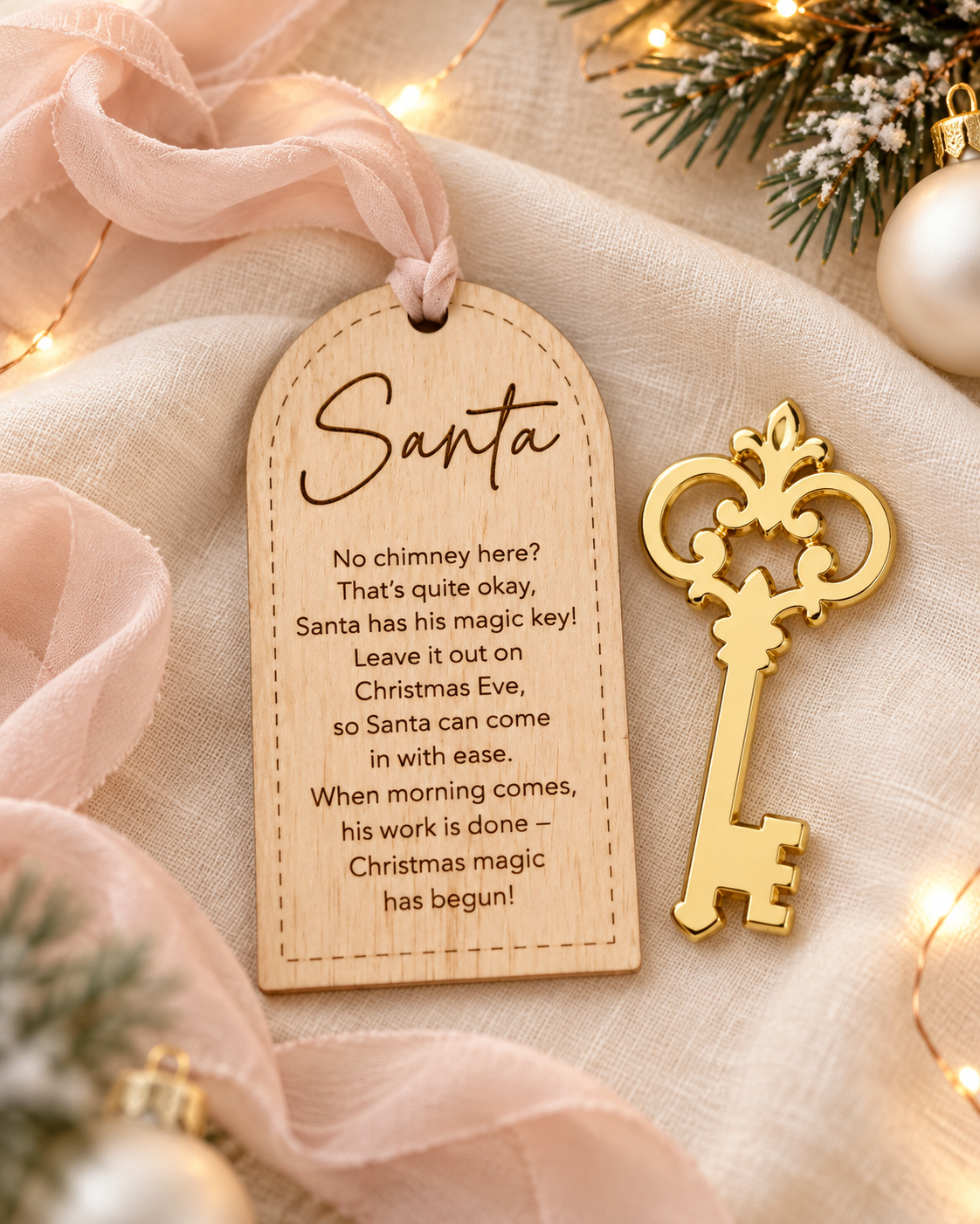 Santa Magic Key Christmas Keepsake