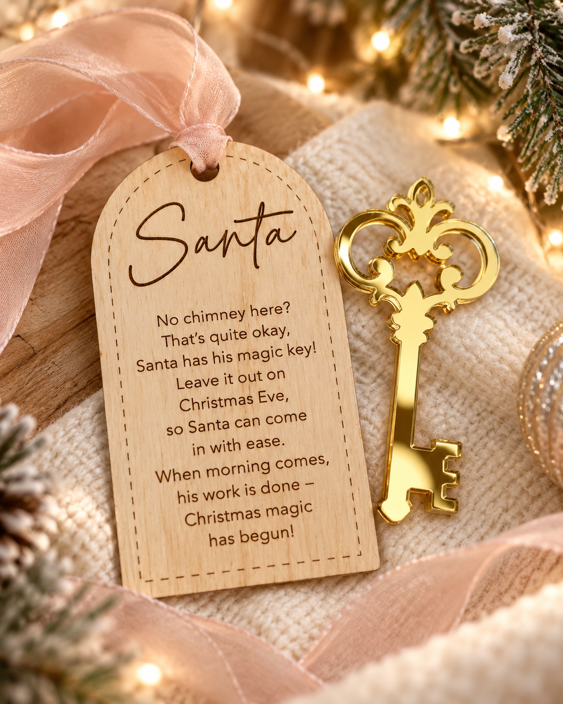 Santa Magic Key Christmas Keepsake